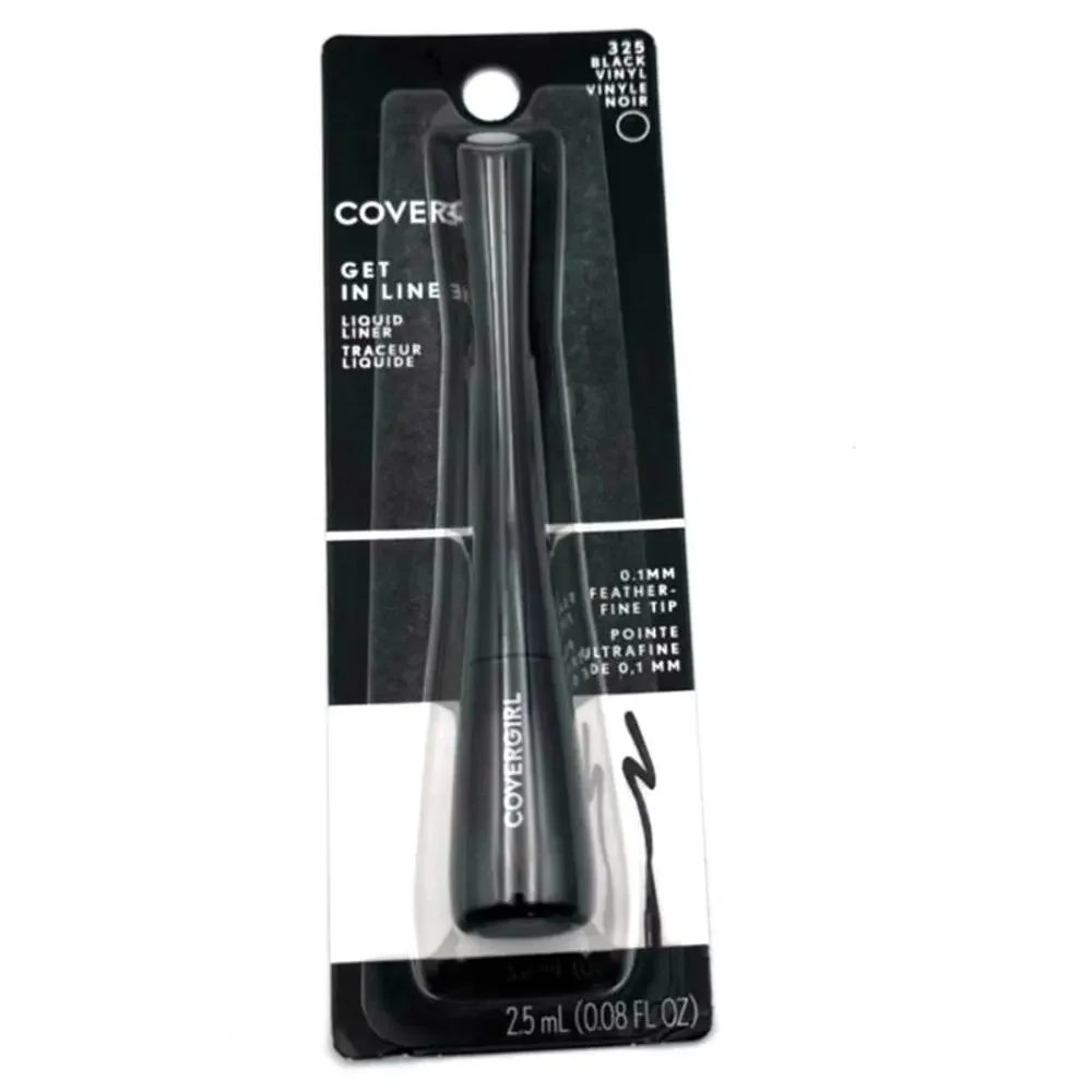 COVERGIRL Get In Line Liquid Eyeliner 325 Black Vinyl New, Unopened
